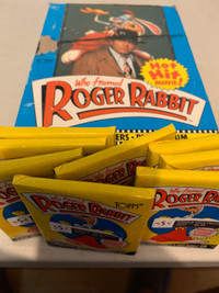 1988 Framed Roger Rabbit Topps WAX PACKS $6.50 ea Showcase 319