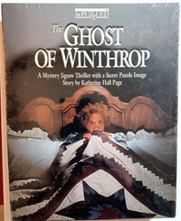 1993 Be Puzzled *THE GHOST OF WINTHROP* 1000 PC Thriller Puzzle