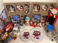 Christmas Decorations, Figurines, Frames, Jars, Tin, Mat
