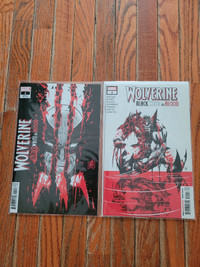 Marvel #01 Wolverine Black, White & Blood plus Variant