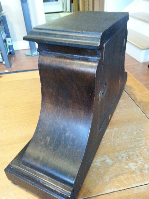 SOLID WOOD MANTLE CLOCK CASE in Arts & Collectibles in Bedford - Image 4