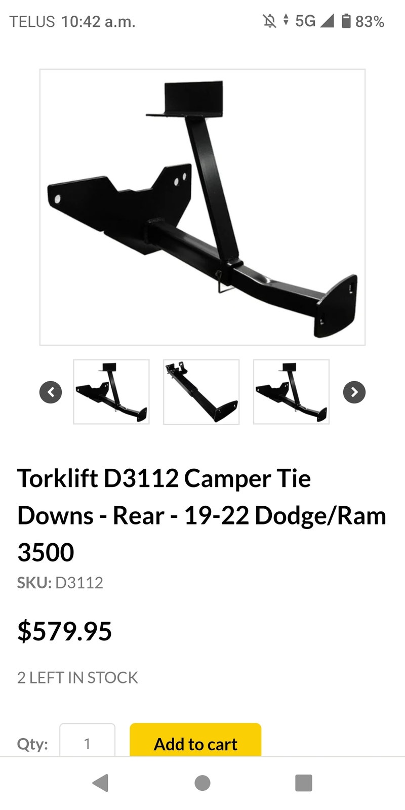 Ram forklift camper tie down Travel Trailers & Campers Prince Kijiji