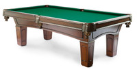♦ Solid Wood Ascot Pool Table and Genuine Leather Pockets
