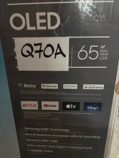 Samsung OLED Q70A 65 inch 120HZ 4K, View more