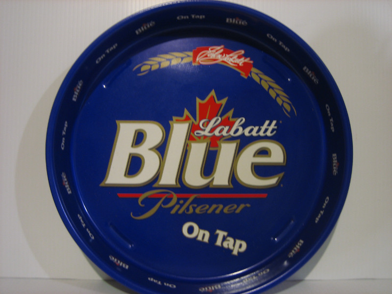 LABATT BLUE PILSNER ON TAP SERVING TRAY Arts & Collectibles London