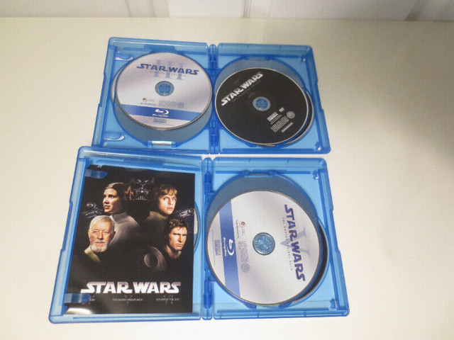 6 Movie Star Wars Trilogy and Prequel Trilogy Blu-ray + DVD in CDs, DVDs & Blu-ray in City of Halifax - Image 2