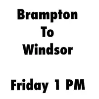 Rideshare Available Brampton to Windsor Friday 1 PM
