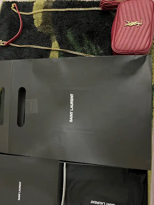 YSL Mini Lou leather bag $1650 IG: @SoleWorldWideHype in Women's - Bags & Wallets in City of Toronto - Image 11