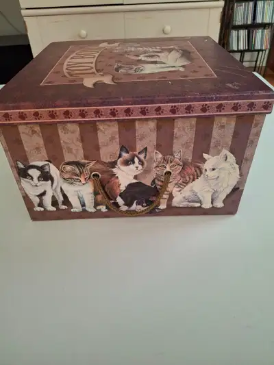 Cat Toy Box and Supplies, Value ~$120, View more