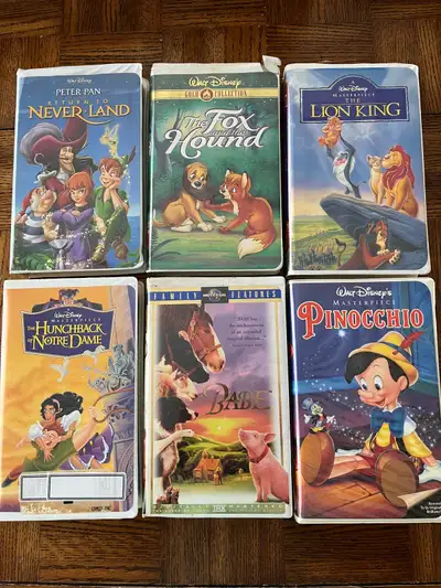 Walt Disney VHS Tapes, View more