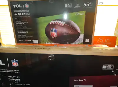QLED TV ON SALE55" & 65" TCL QLED 4K WITH GOOGLE SMART ON SALE, View more