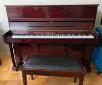 Used Upright Piano with stool