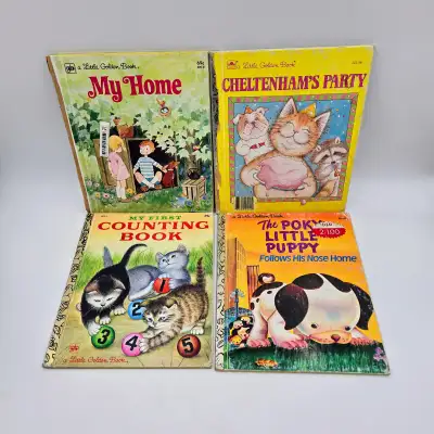 Little Golden Books Lot My Home Counting Poky Puppy Cheltenham’s, View more
