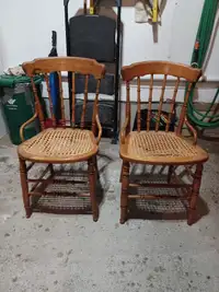 Cain Seat Chairs - $15 each