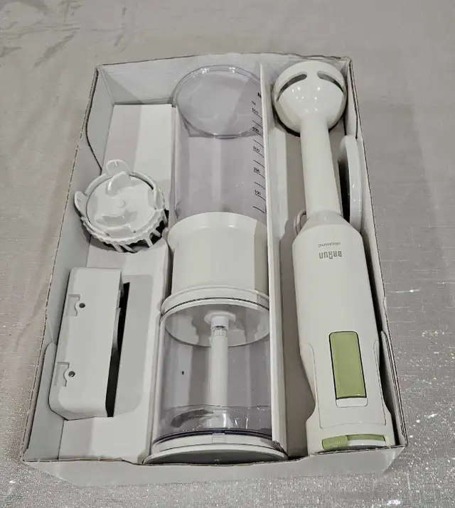 Braun MQ505 MultiQuick 5 Immersion Hand Blender, 350 Watts in Kitchen & Dining Wares in Mississauga / Peel Region - Image 5