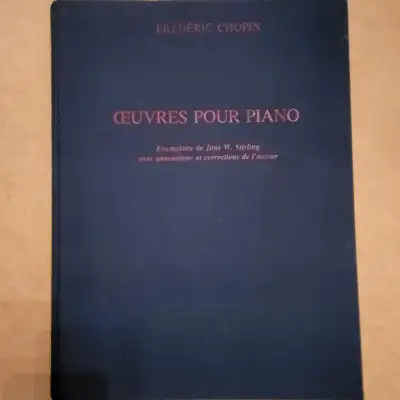 Oeuvres pour Piano Fac-simile de l'exemplaire de Jane  Stirling, View more