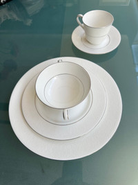 Royal Doulton Lace Point - 61 Pc. China Dinnerware Set
