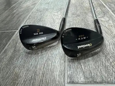 SOLD LEFT-HANDED CLEVELAND RTX 588 WEDGES – 52° & 56°, View more