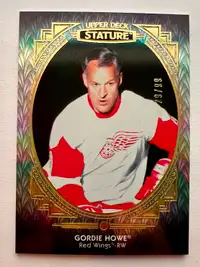 2020-21 Upper Deck Stature Hockey 29/99 "Gordie Howe" #86