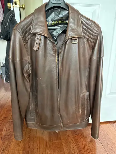 Leather jacket , View more