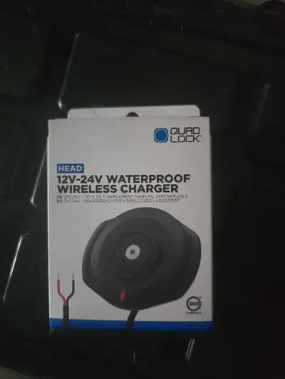 BNIB Quadlock Weatherproof Wireless Charger, View more