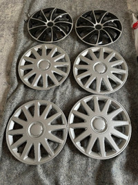 6 generic wheel covers or hubcaps 16 inch excellent condition