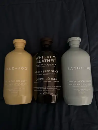 Sand And Fog Body Washes $20 For All, View more