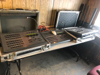 3 NSI MCL 16 Moving Light & & DMX Light Console + 2 Road Cases.