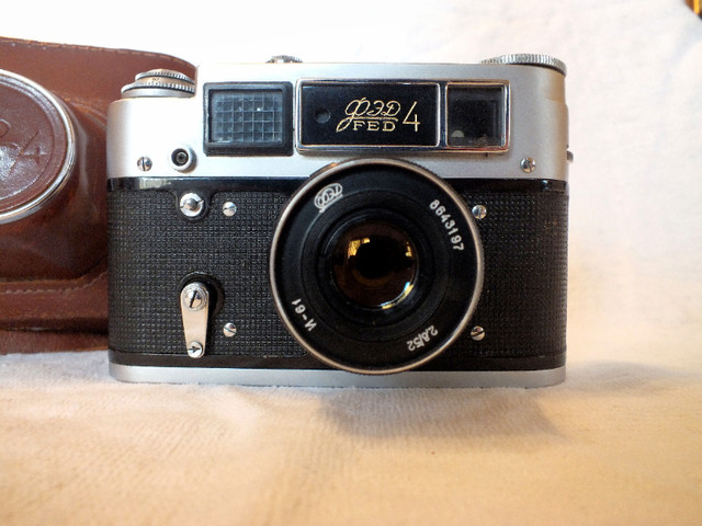 USSR Fed 4, 35mm FILM camera, VG, works. in Cameras & Camcorders in St. Catharines