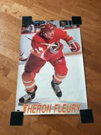 Calgary Flames Theoren Fleury Full Size Error Poster