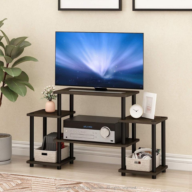 New 41.5" Multi-Layer TV Stand - Composite Wood /PVC Tube Poles in TV Tables & Entertainment Units in Barrie - Image 3