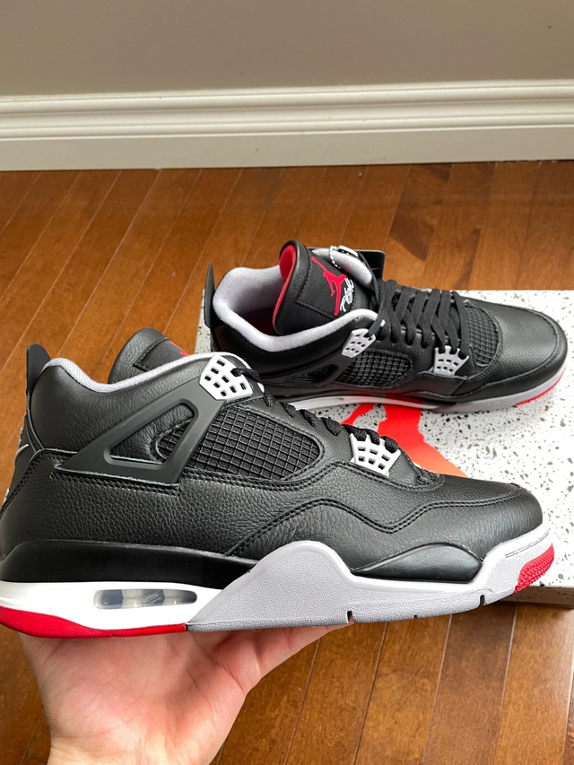 Size 11.5 Mens - Jordan 4 Retro Bred Reimagined Brand New in Men's Shoes in Longueuil / South Shore - Image 11