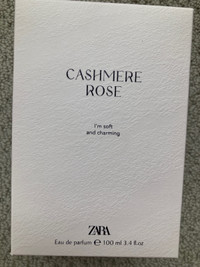 Zara 100 ml cashmere rose eau de parfum fragrance new 