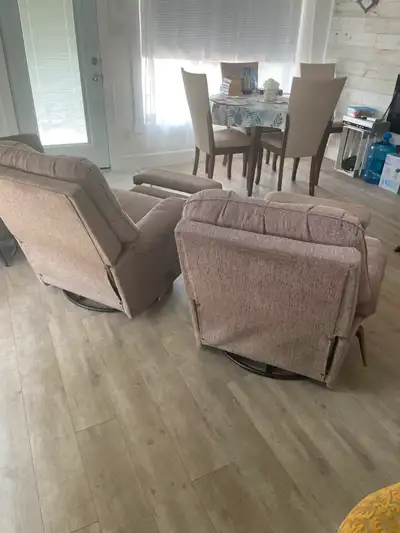 Recliner, swivel chair set, View more