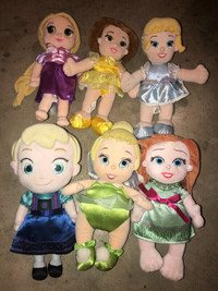 Disney Babies Toddlers Plush Lot Anna Elsa Belle Cinderella ++