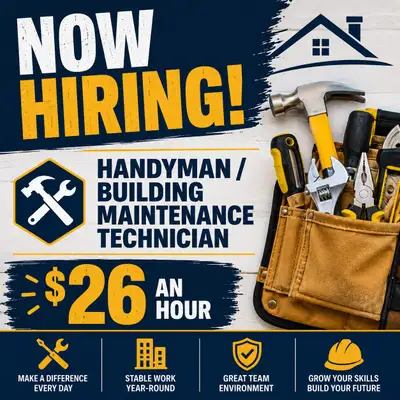Handyman / Building Maintenance Technician , View more