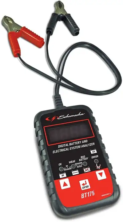 Schumacher BT175 12V Digital Battery Tester, Load Tester, View more