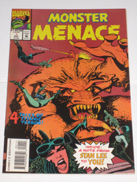 Monster Menace#s 1,2,3 & 4 set! Stan Lee! Jack Kirby! comic book