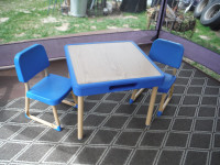 Set de table et chaise d'enfant