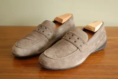 Piloti Primo Suede leather Italian driving loafer 41 Eu 8-8.5US, View more