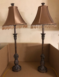 Pair End Table Lamp