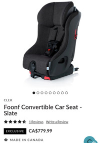 Clek FOONF Car Seat - Slate 