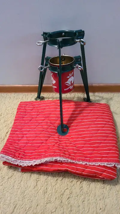 Christmas tree stand, skirt, View more