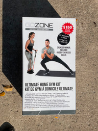 GoZone Ultimate Home Gym Kit - comes with 10 items, BNIB