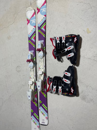 Ski and boots. Ski size 130. Boots size 23-23.5.
