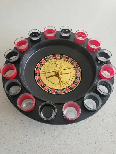 Spice up your next get-together with this used roulette drinking game, perfect for adding a playful...