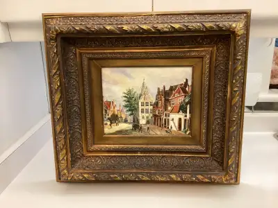 ORNATE  WOOD  PICTURE  FRAME, View more