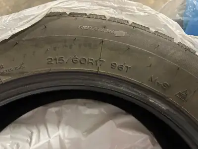 I'm offering a set of four Tiger Uniroyale winter tires, size 215/60R17. These tires were used for o...