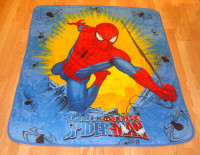Spiderman Large Thick Fuzzy Warm Blanket Sens 60" x 48" - $40
