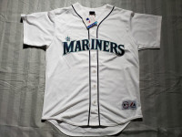 New with tags Majestic Seattle Mariners jersey made USA mens LG